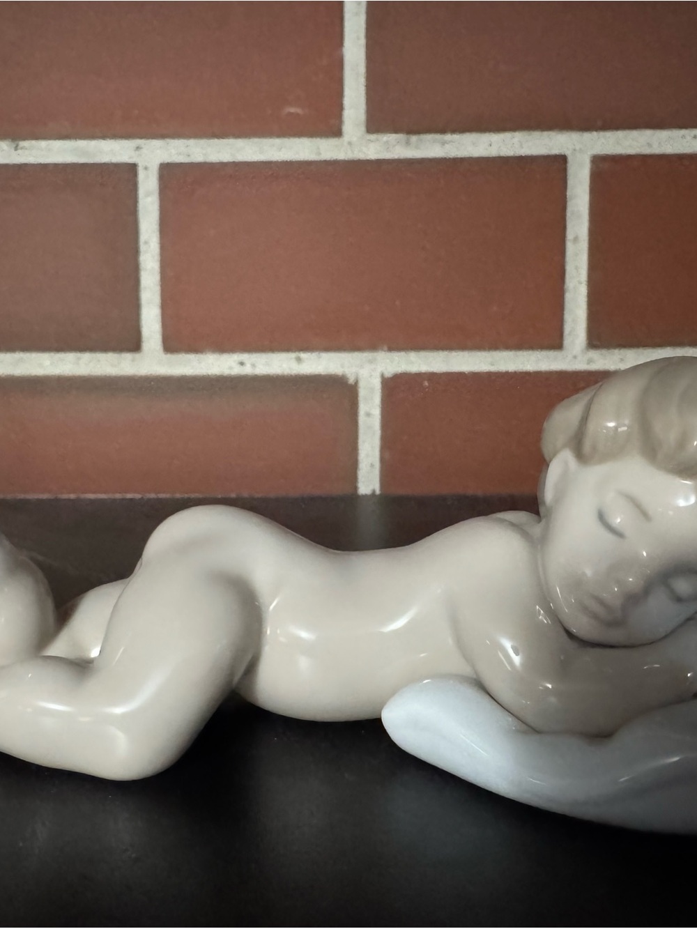 Vintage Lladro Figure Figurine - Baby Sleeping Sleepy Time - #6497 - 6 1/2" - Picture 5 of 8
